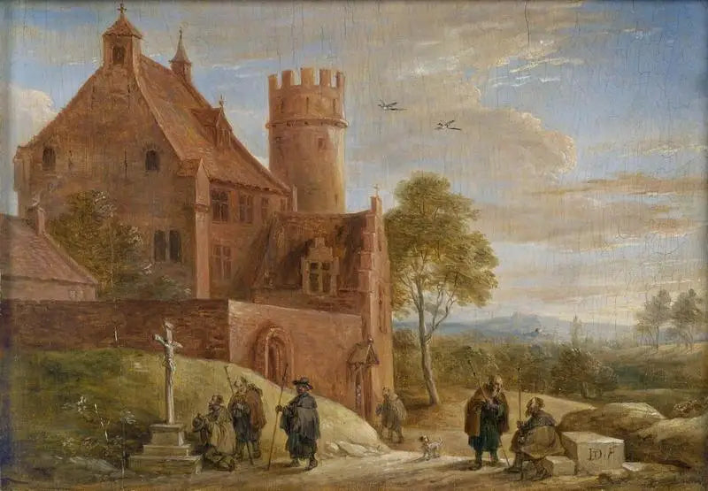 Los peregrinos - David Teniers el Joven