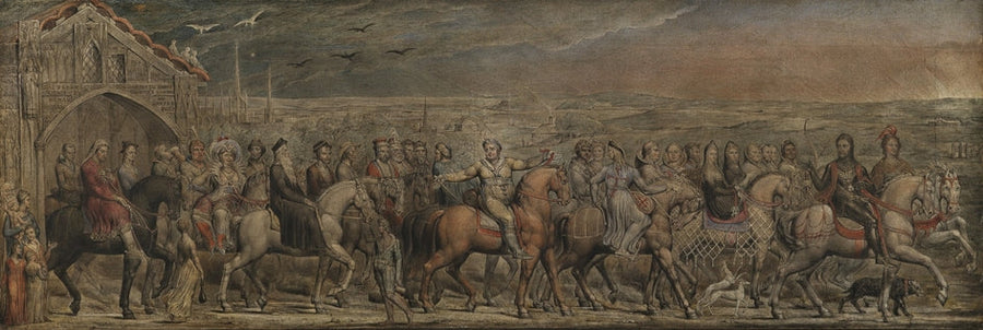Los peregrinos de Canterbury - William Blake