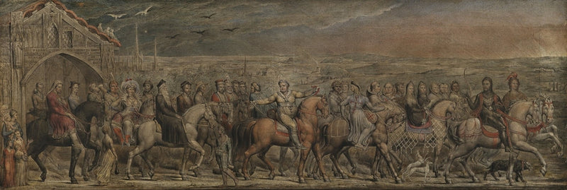Los peregrinos de Canterbury - William Blake