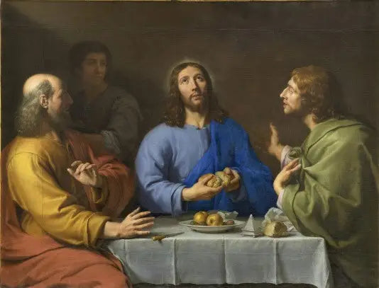 Los peregrinos de Emaús - Philippe de Champaigne