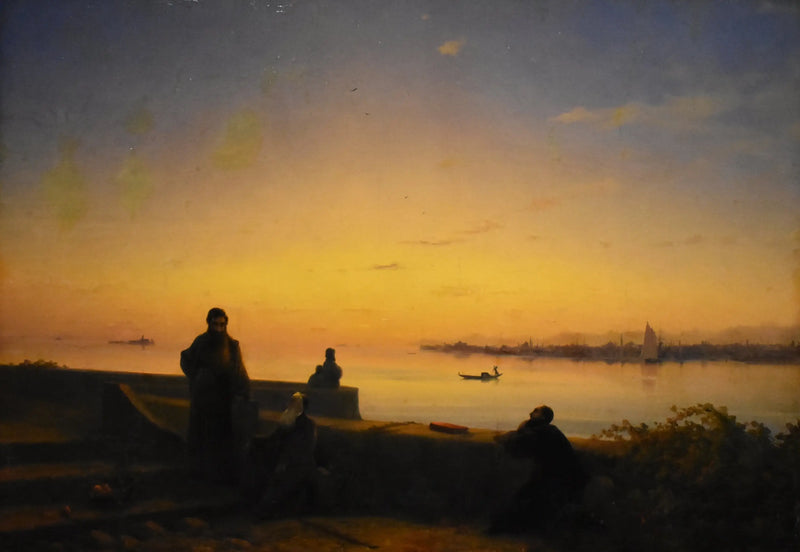 Los Padres Mekhitaristas en la isla San Lazzaro. Venecia - Ivan Aïvazovski
