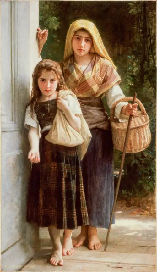 Las Pequeñas Mendigas - Bouguereau