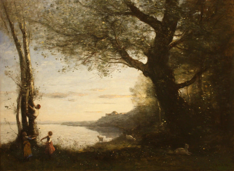 Los pequeños buscadores - Jean-Baptiste Camille Corot