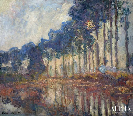 Les Peupliers, automne - Claude Monet - Reproductions de tableaux et peintures haut de gamme