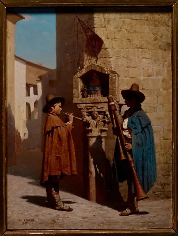 Los Pifferari - Jean-Léon Gérôme