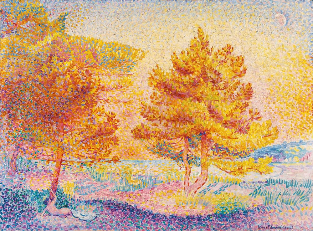 Les Pins - Henri-Edmond Cross image 1 copie de tableau peinte à la main