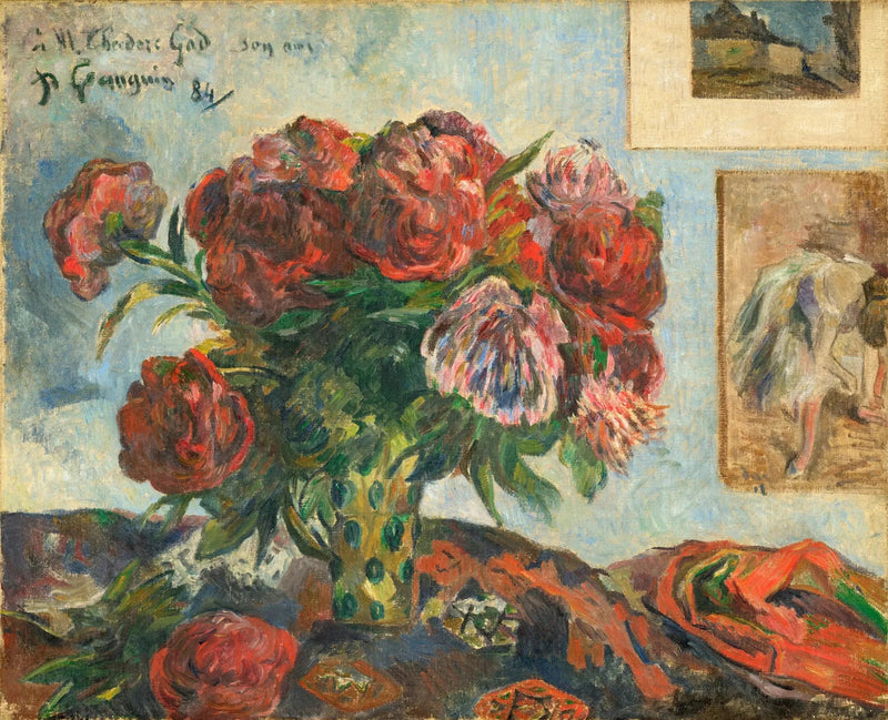 Las Peonías I - Paul Gauguin