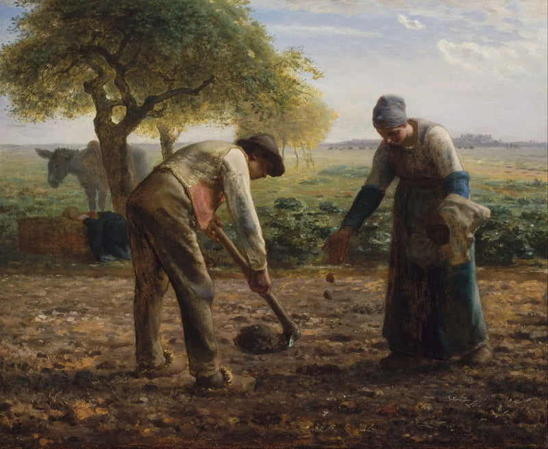 Los plantadores de patatas - Jean-François Millet