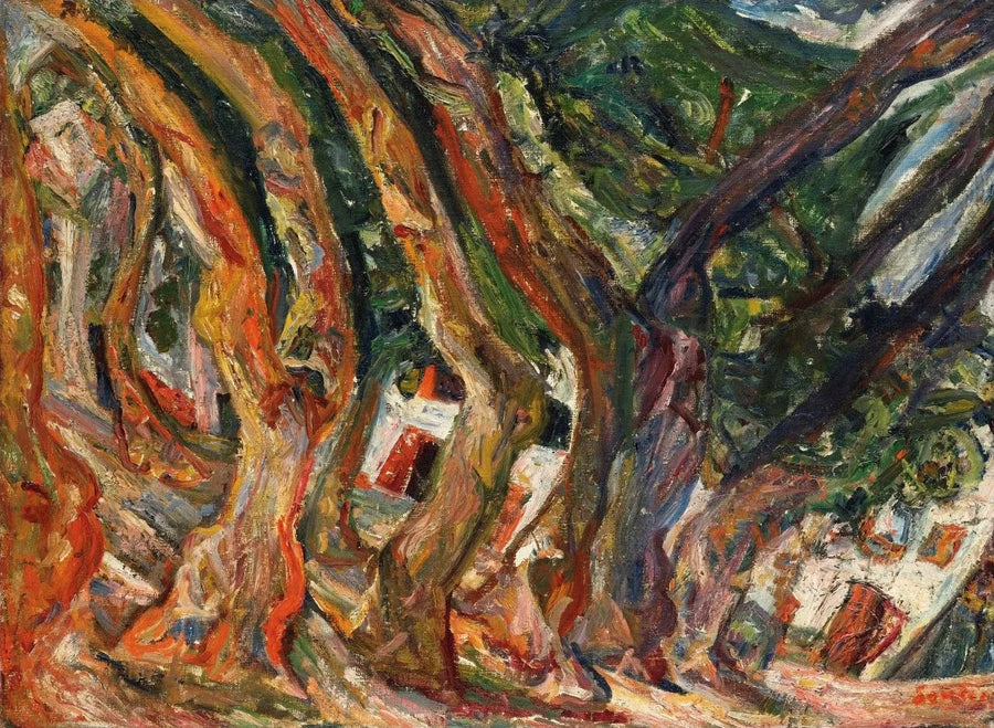Los Plátanos en Céret - Chaim Soutine