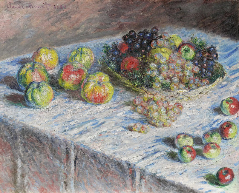 Las manzanas y las uvas - Claude Monet