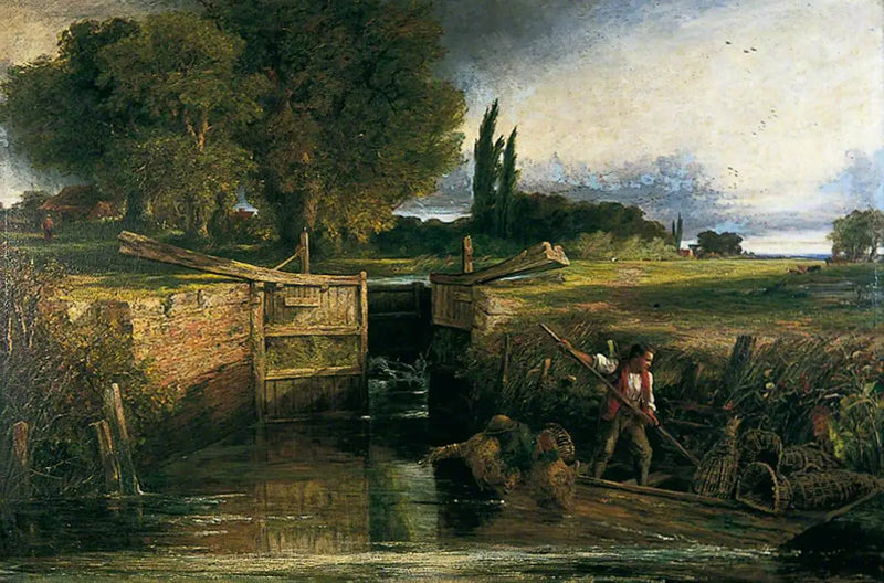 Las puertas del esclusa - John Constable