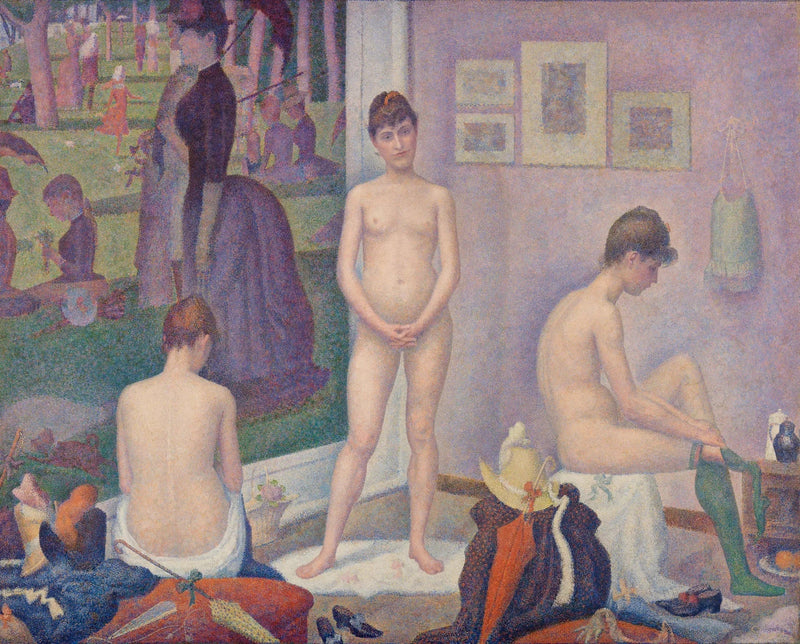 Las Modelos - Georges Seurat