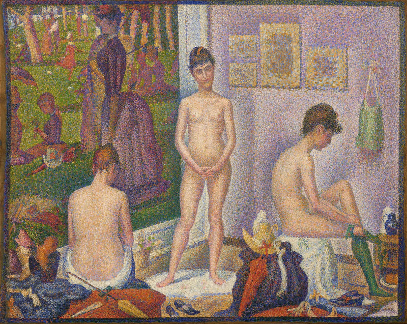 Las Modelos - Georges Seurat