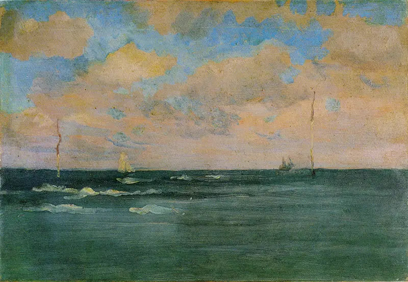 Los Puentes de Baño, Bretaña - James Abbott McNeill Whistler