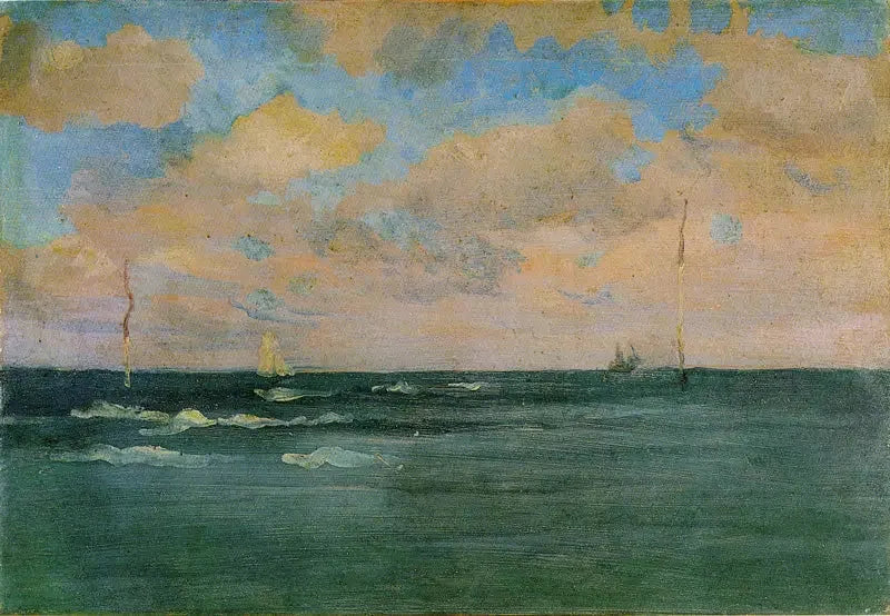 Los Puentes de Baño, Bretaña - James Abbott McNeill Whistler