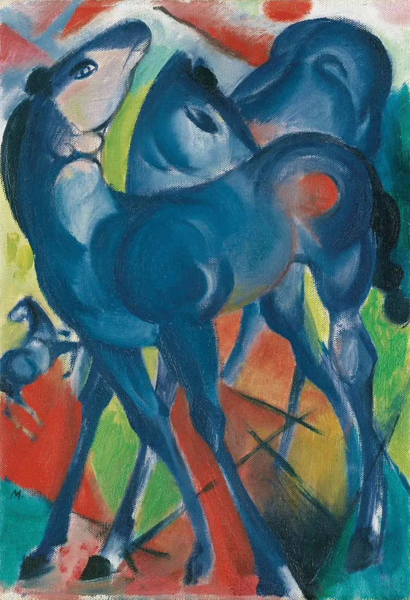 Los potros azules - Franz Marc