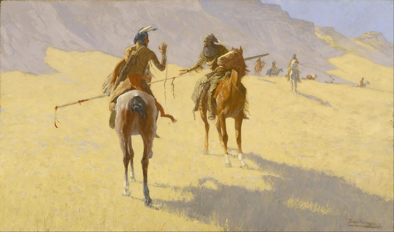 Las negociaciones - Frederic Remington