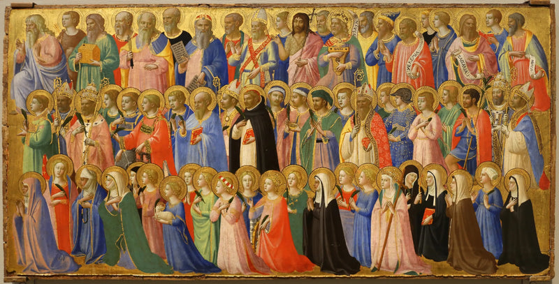 Los precursores de Cristo con los santos y los mártires - Fra Angelico