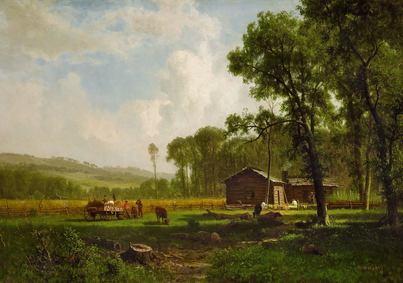 Los primeros colonos - Albert Bierstadt