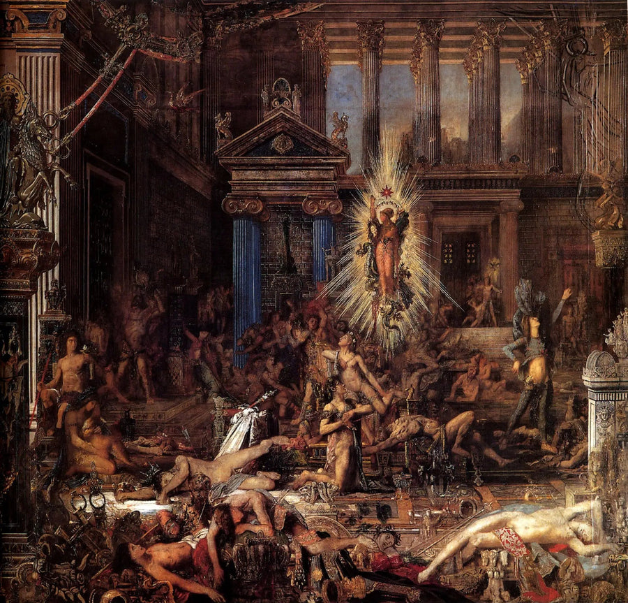 Los Pretendientes - Gustave Moreau