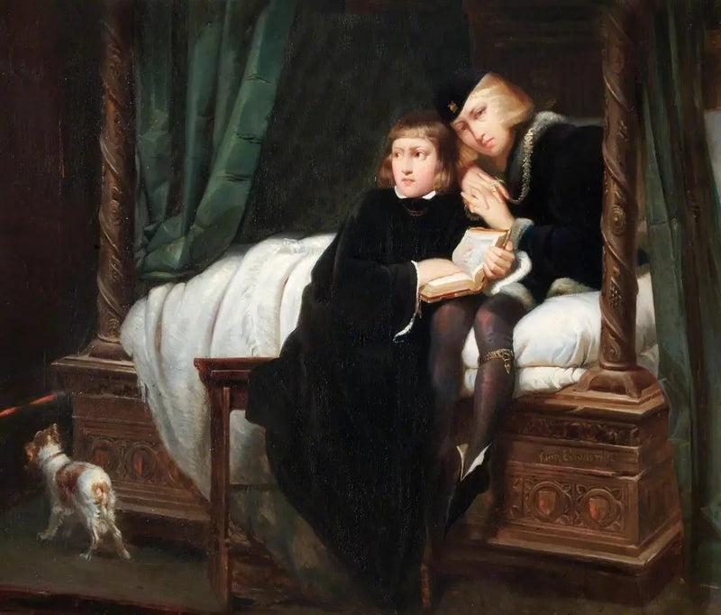 Los príncipes de la torre (Eduardo V y el duque de York) - Paul Delaroche