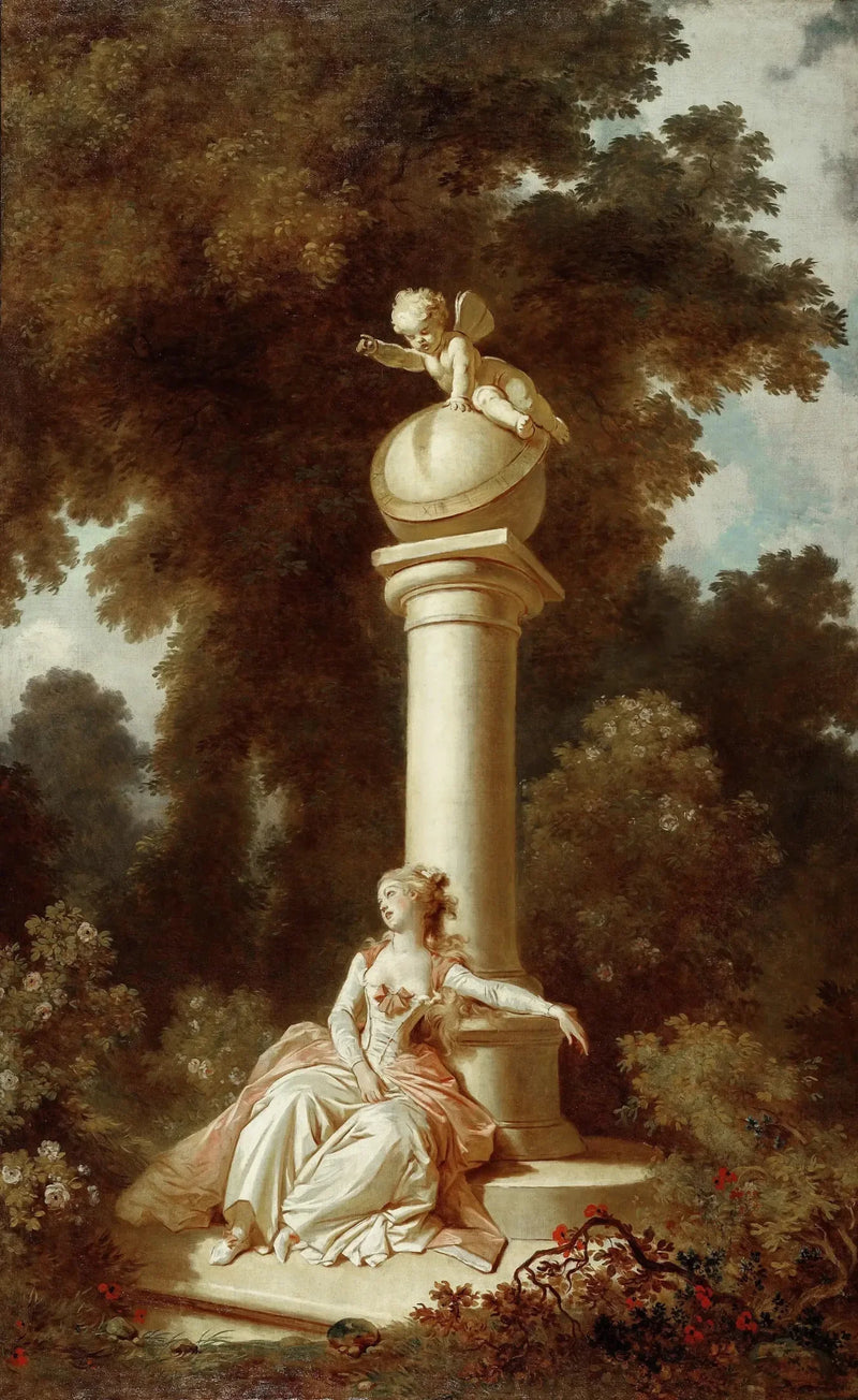 Los Progresos del amor: Ensueño - Jean-Honoré Fragonard
