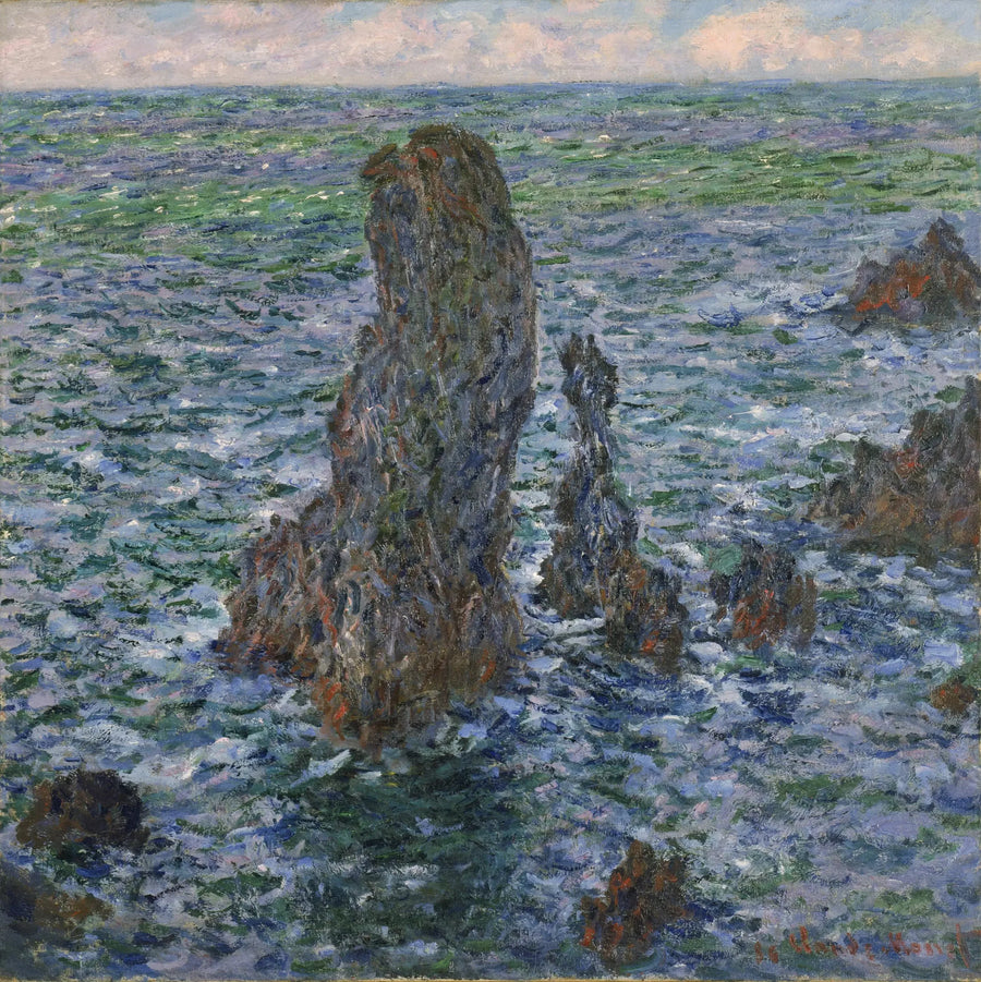 Las pirámides de Port Coton - Claude Monet
