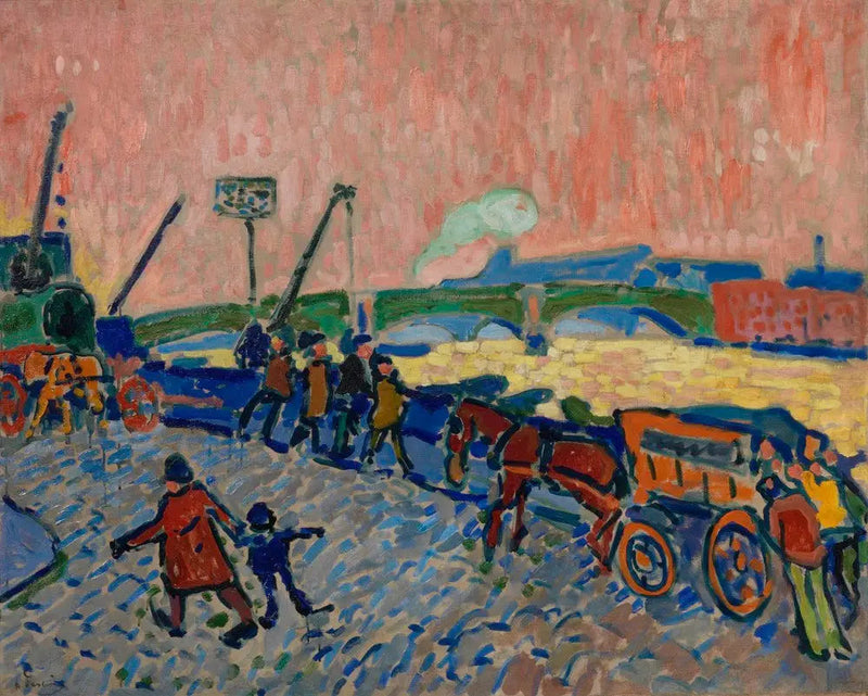 Los muelles del Támesis - André Derain