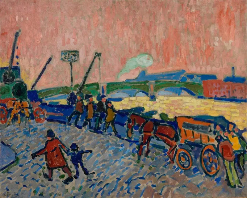 Los muelles del Támesis - André Derain