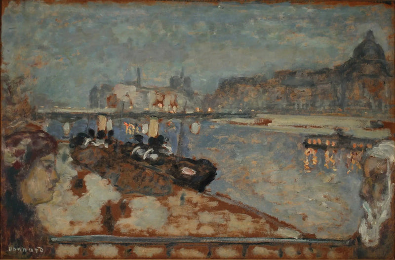 Los muelles de París - Pierre Bonnard