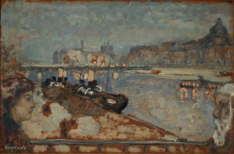 Los muelles de París - Pierre Bonnard