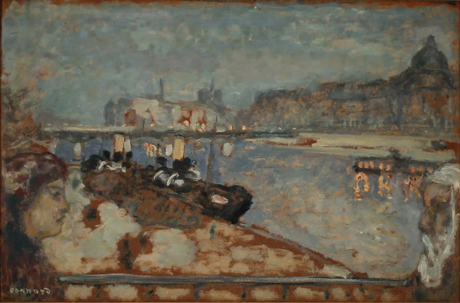 Los muelles de París - Pierre Bonnard