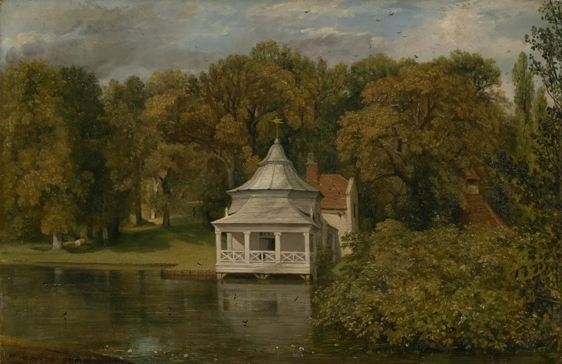 Los barrios detrás de Alresford Hall - John Constable