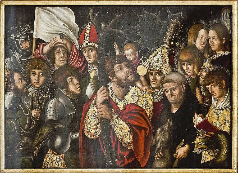 Los catorce ayudantes en necesidad - Lucas Cranach el Viejo