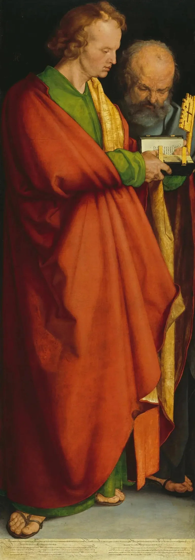 Los cuatro apóstoles: santos Juan y Pedro - Albrecht Dürer