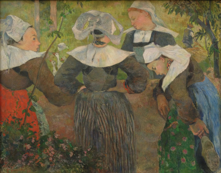 Las Cuatro Bretonas - Paul Gauguin