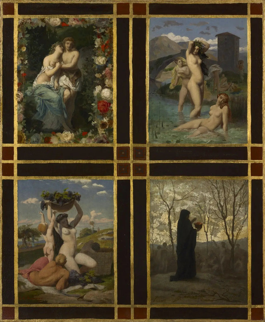 Las Cuatro Estaciones - Jean-Léon Gérôme