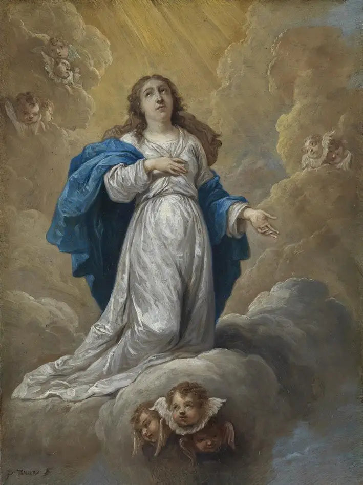 Los quince secretos del rosario: la Asunción de la Virgen María - David Teniers el Joven