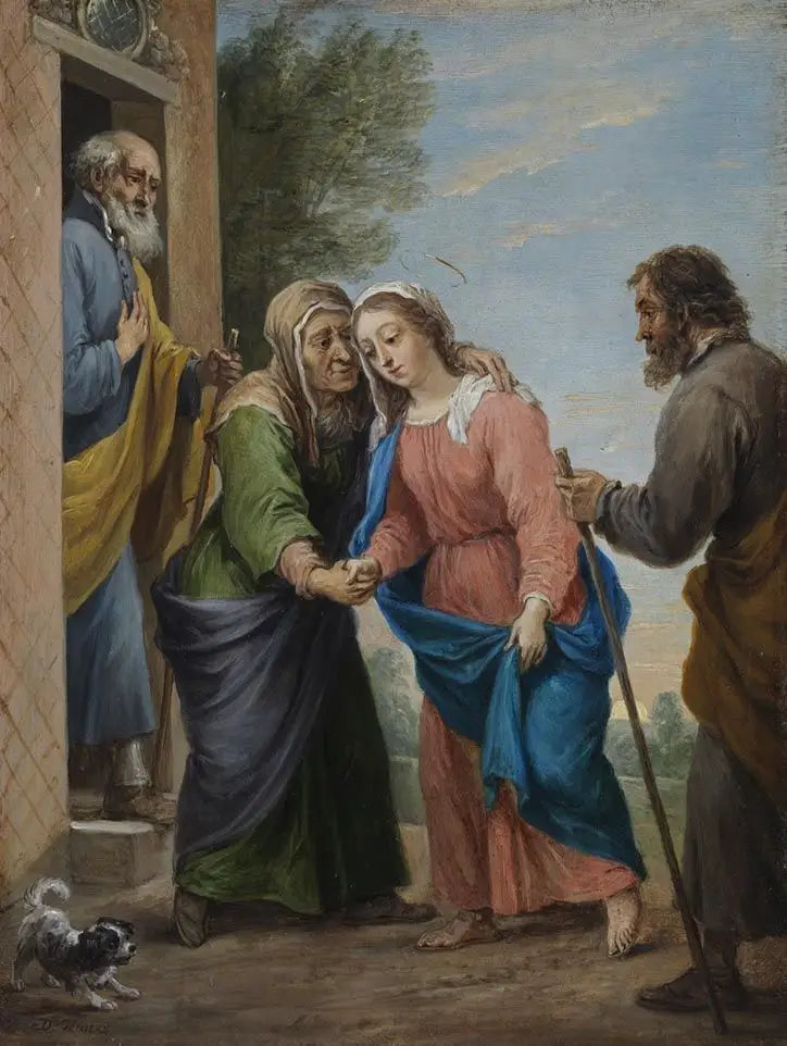 Los quince secretos del rosario: La Visitación - David Teniers el Joven
