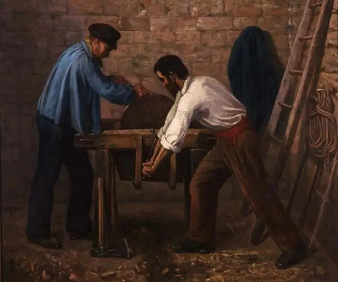Los afiladores de cuchillos - Gustave Courbet