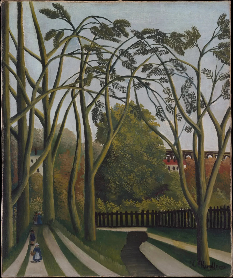 Las orillas de la Bièvre cerca de Bicêtre - Henri Rousseau