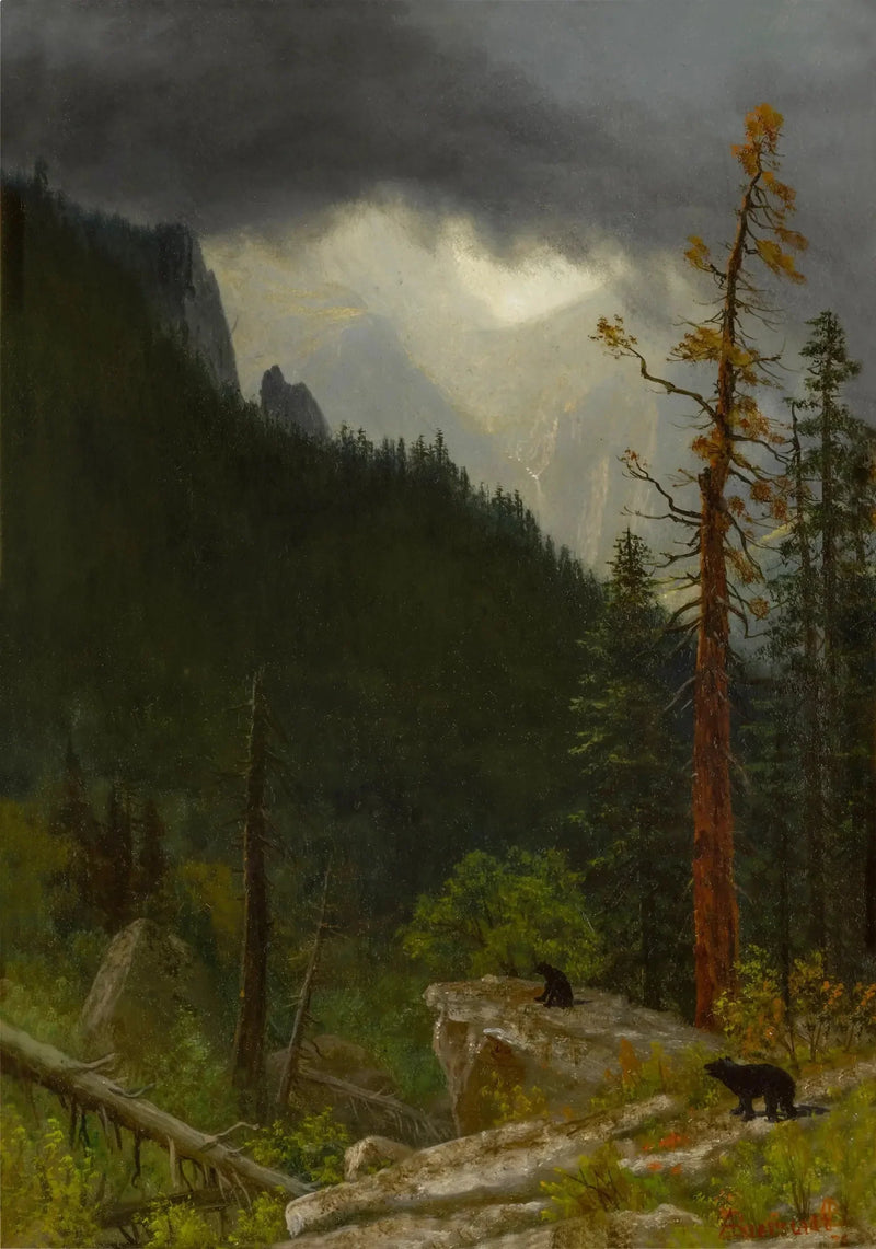 Las Rocosas después de una tormenta - Albert Bierstadt