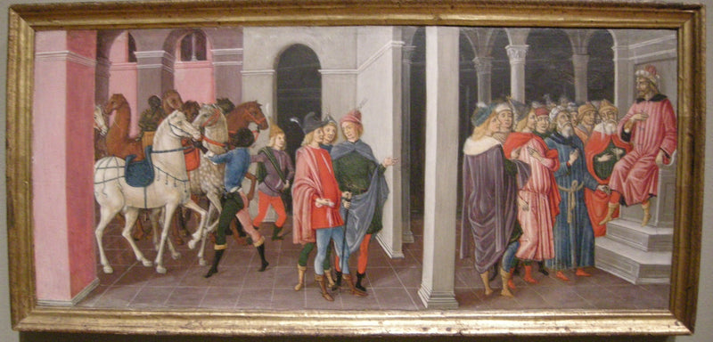Los Reyes Magos ante Herodes - Matteo di Giovanni