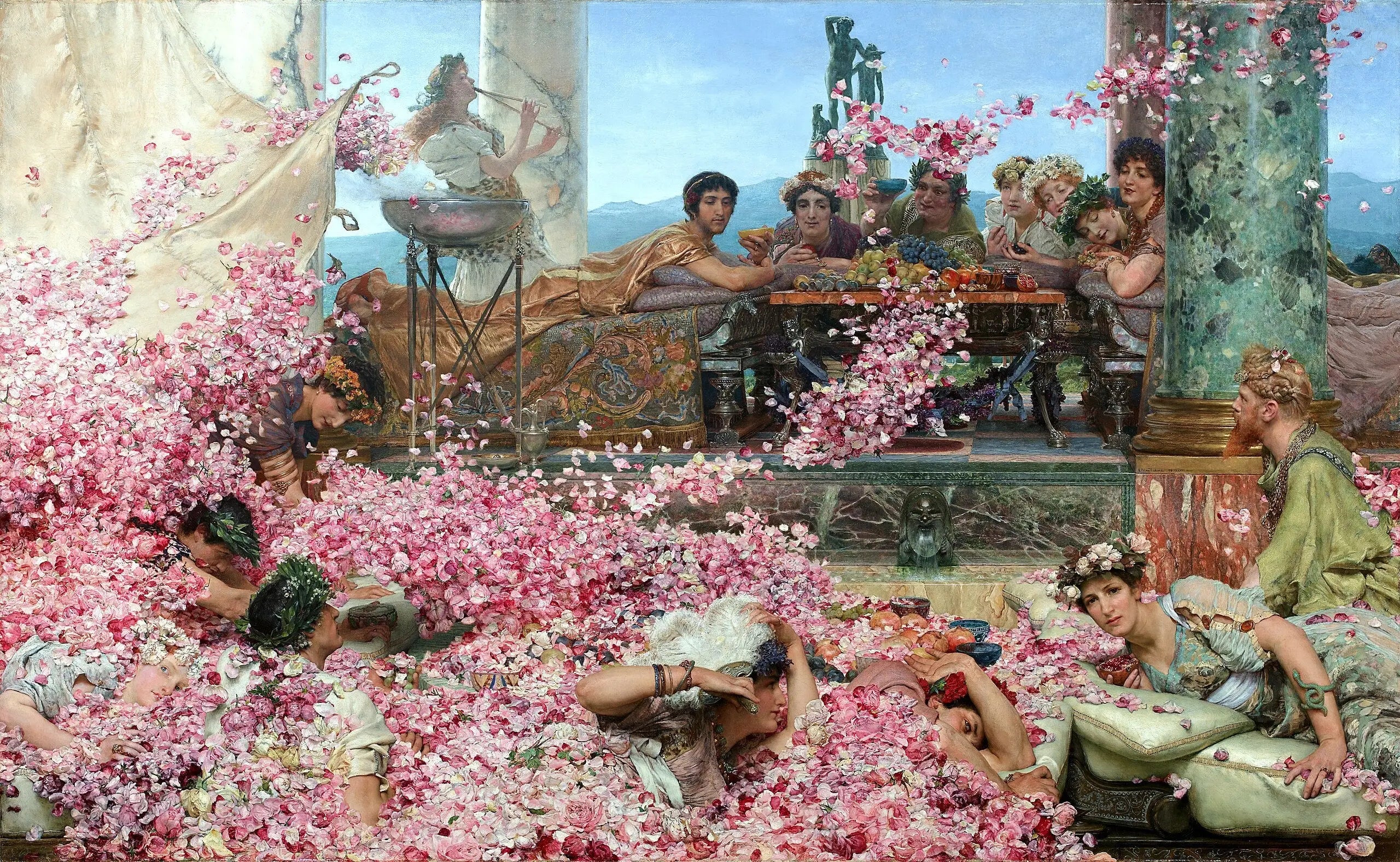 Les roses d’Héliogabale - Lawrence Alma-Tadema - Alpha Reproduction