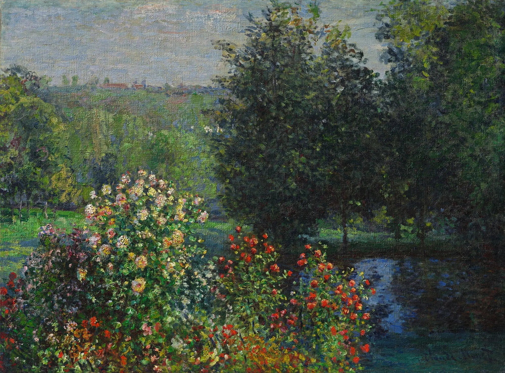 Les rosiers dans le jardin de Montgeron - Claude Monet image 1 copie de tableau peinte à la main