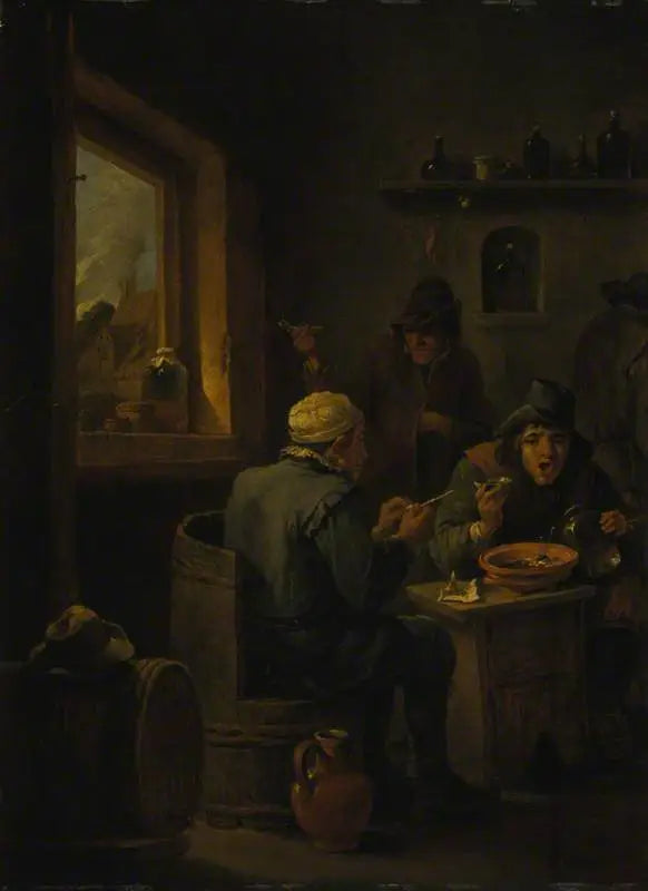 Los rústicos beben - David Teniers el Joven