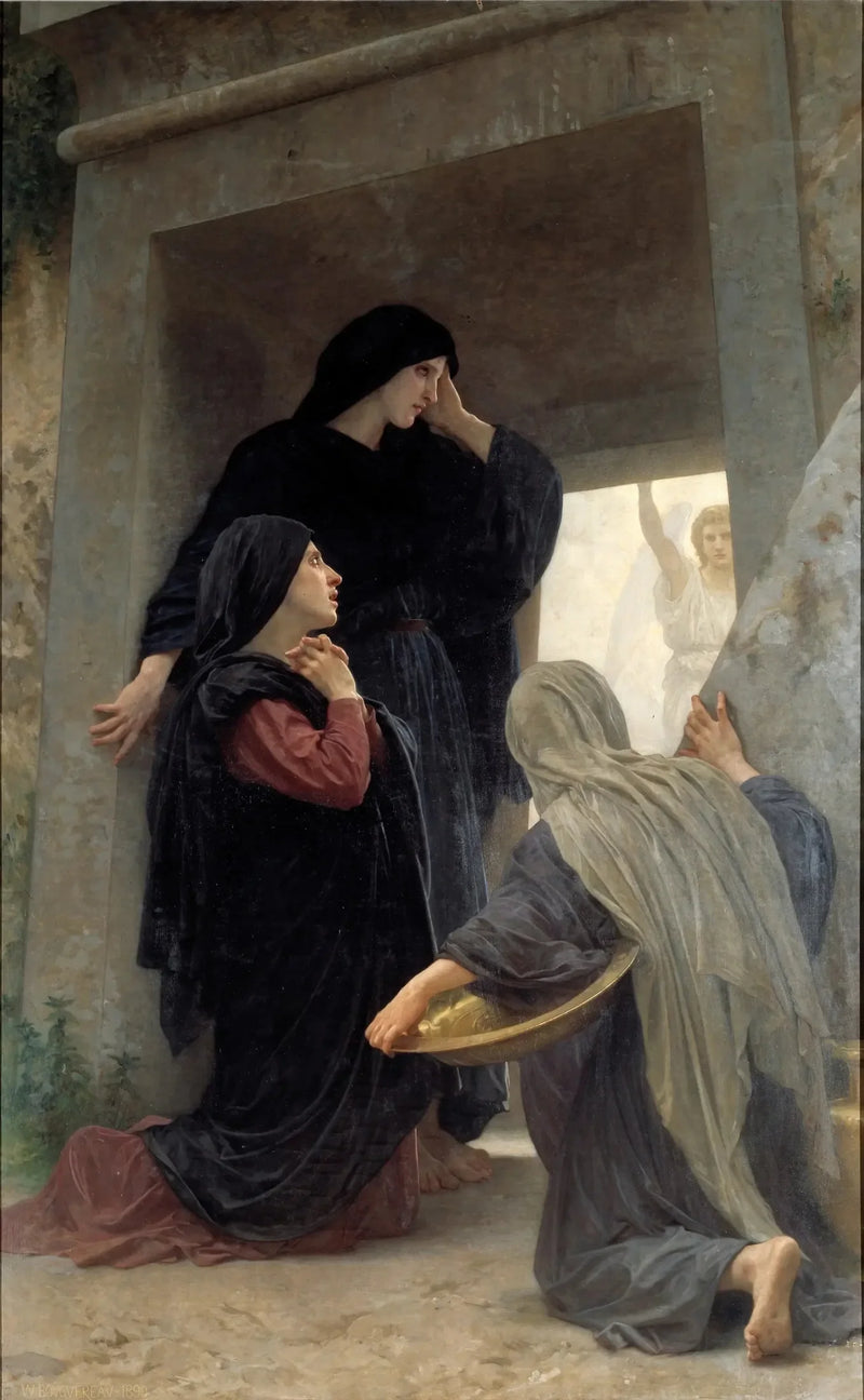 Las santas mujeres en el sepulcro - Bouguereau