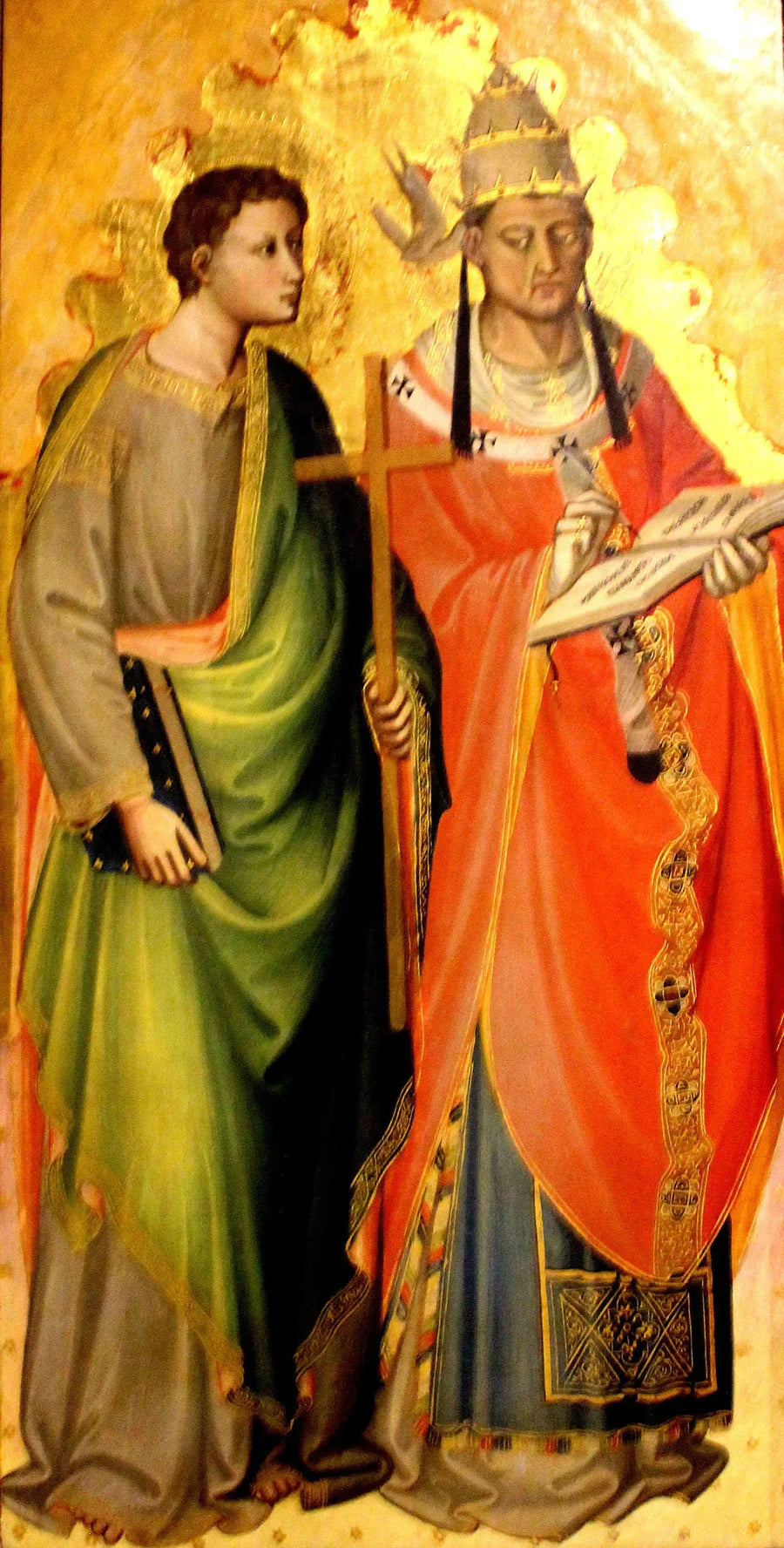 Los santos Gregorio Magno y Felipe - Bicci di Lorenzo