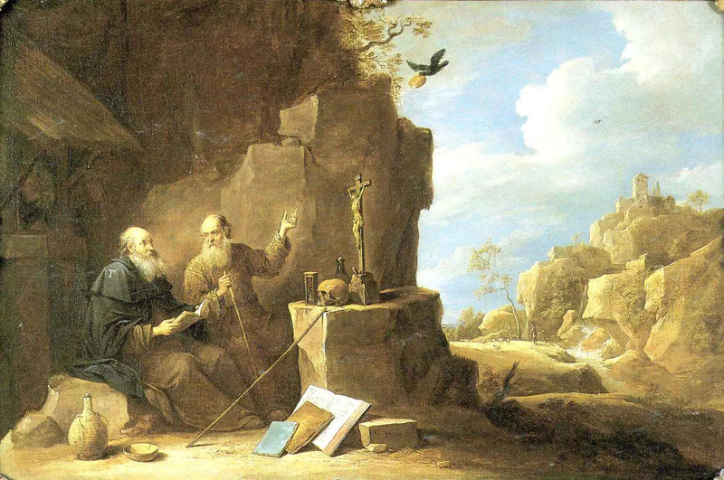 Los santos Pablo y Antonio - David Teniers el Joven