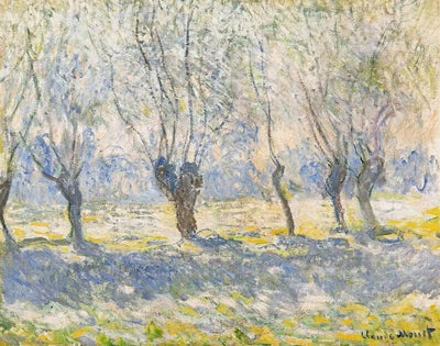 Reproduction du tableau « Les Saules, Jeffrey - Claude Monet » par Alpha Reproduction en peinture à l’huile